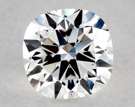 This 1.01 carat cushion diamond E color VVS2 clarity has Good proportions and a diamond grading report from GIA